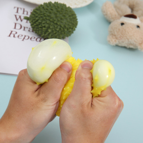 Simulated durian decompression artifact, trick, pinch, decompression and venting ball, small toy, strange and weird gadgets