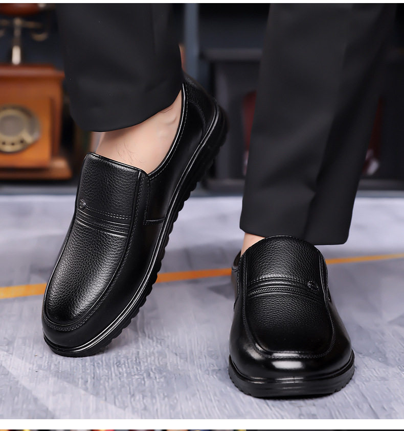 Giày da nam kiểu lười đa năng, gót thấp 1–3 cm, phù hợp đi làm và dạo phố — CS9106 Màu nâu, CS9106 Màu đen chi tiết 16