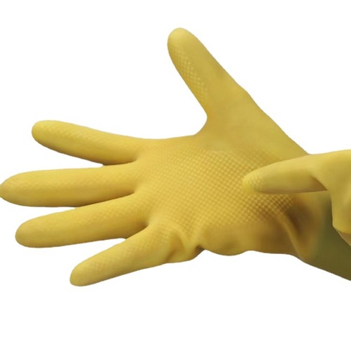 Kitchen utility gloves, long-handled dishwashing, latex cleaning, rubber gloves, laundry rubber waterproof thickened household gloves