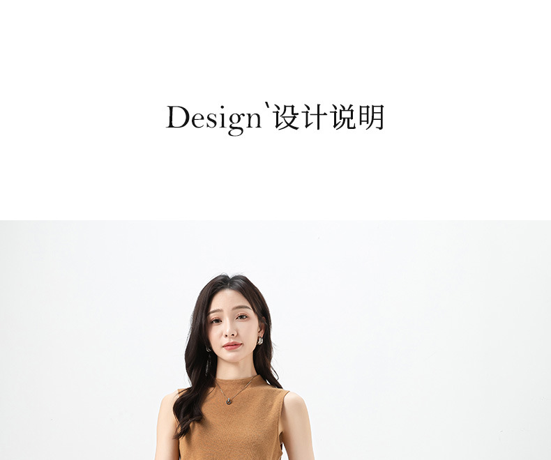 Quần ống rộng vải lanh tím cạp cao phong cách tiền cũ — Màu tím-Thông thường (25327) chi tiết 15