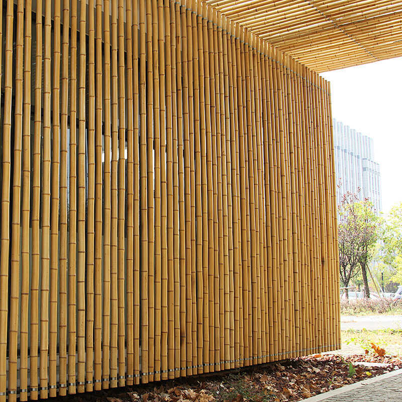 White Bamboo Carbonized Bamboo Poles Bamboo Landscaping Fence Outdoor Courtyard Wall Garden Yard Homestay Partition Wall Guardrail White Bamboo Carbonized Bamboo Poles Bamboo Landscaping Fence Outdoor Courtyard Wall Garden Yard Homestay Partition Wall Guardrail