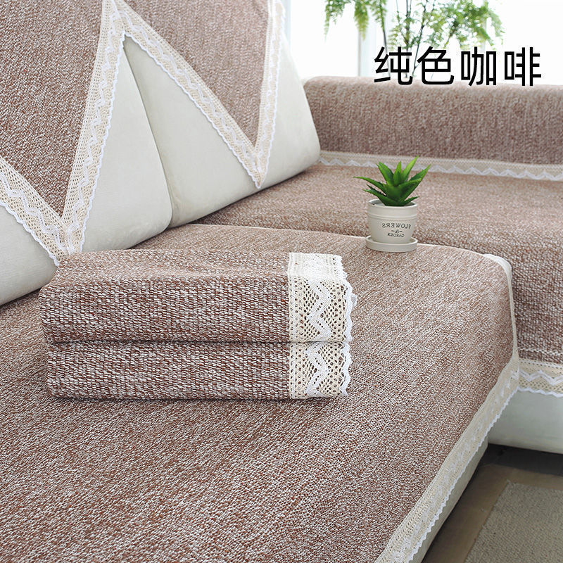 棉麻沙发垫四季通用防静电棉防滑粗布沙发垫巾夏季简约厂家直销|undefined