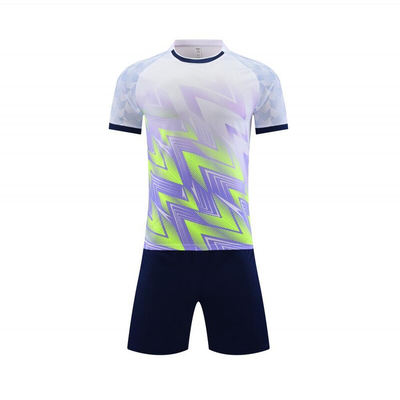 Gradient short-sleeved football suit boys and girls competition training team uniform 6011#
