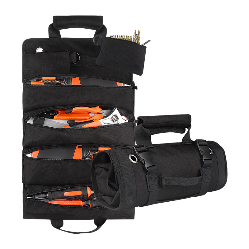 Bolsa de herramientas Gebolang, bolsa de herramientas portátil para reparación de automóviles, bolsa de herramientas para electricista, bolsa de herramientas enrollable portátil para hardware