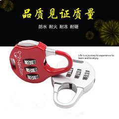 108 cartoon mini password small padlock luggage lock Wenzhou suitcase suitcase zinc alloy digital password lock