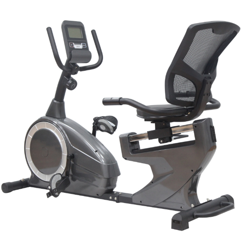 Horizontal Magnetically Controlled Exercise Bike Indoor Fitness Bicycle Sports Equipment Home Bicycle Silent