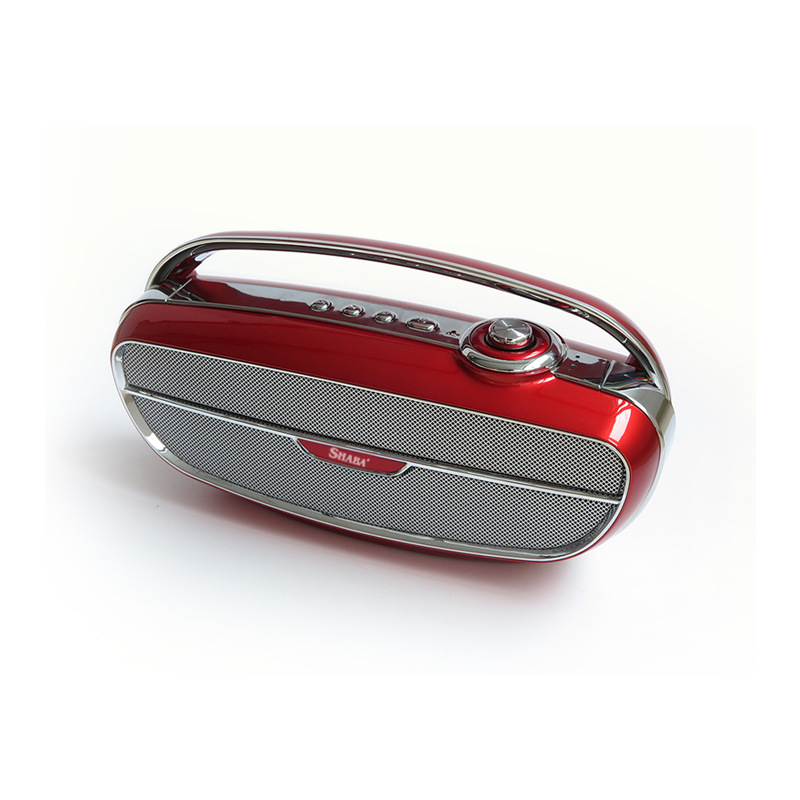 Altavoz Bluetooth portátil Bluetooth audio hogar nostálgico retro estéreo de audio inalámbrico FM radio subwoofer