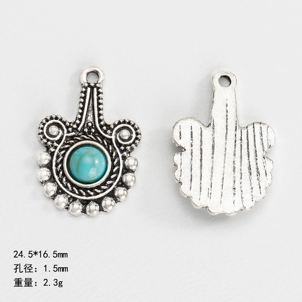 Transfronterizo europeo y americano personalizado estilo étnico bohemio turquesa con incrustaciones de collar pulsera DIY accesorios de la joyería Accesorios