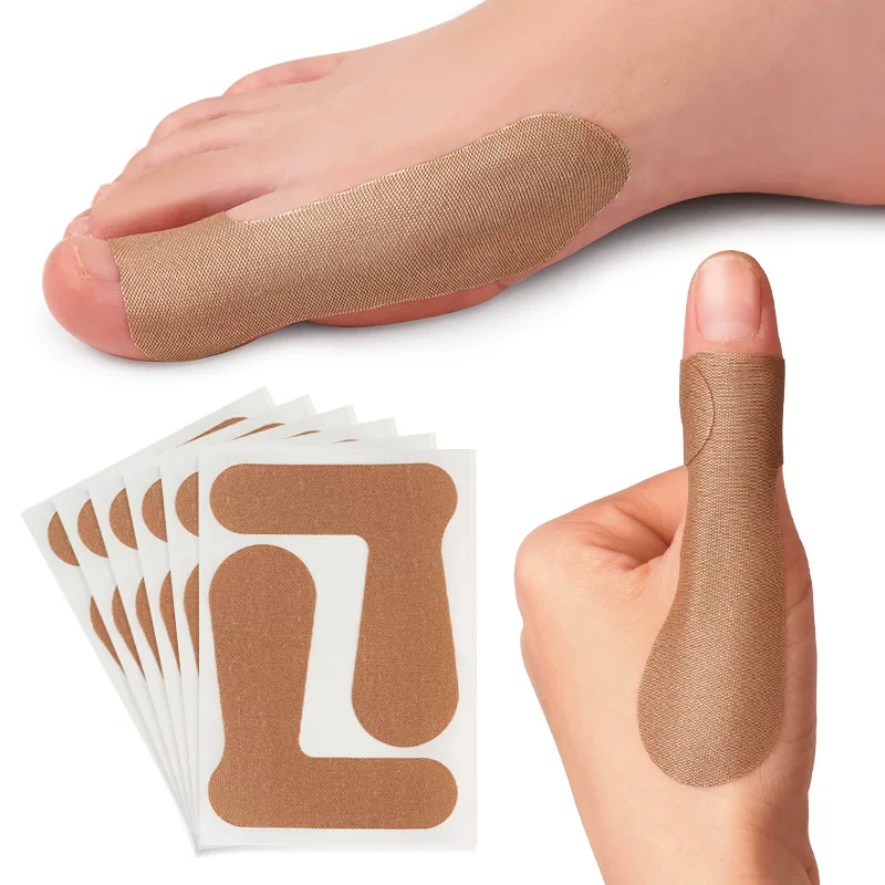 Toe Correction Adhesive Patch, Orthopedic Big-Toe Separator Sticker, Breathable 11×8 cm