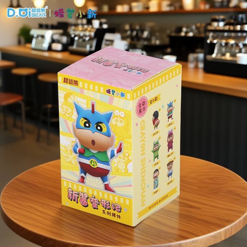本物のクレヨンしんちゃんダイナミックバトルトレンディブラインドボックスフィギュアハイエンドホームアクセサリーデスクトップ装飾品|undefined