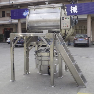 1000L卧式螺带混合机 粉体螺带混合机 食用粉末混料机生产厂家
