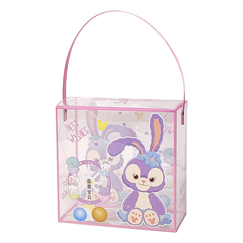 Exquisite transparent pink unicorn 100-day banquet souvenir gift box cartoon baby full moon birthday snack packaging box