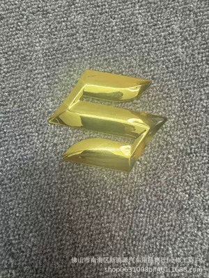 Suitable for Suzuki Swift Modification, Black – Car logo - standard-front-mark-gold