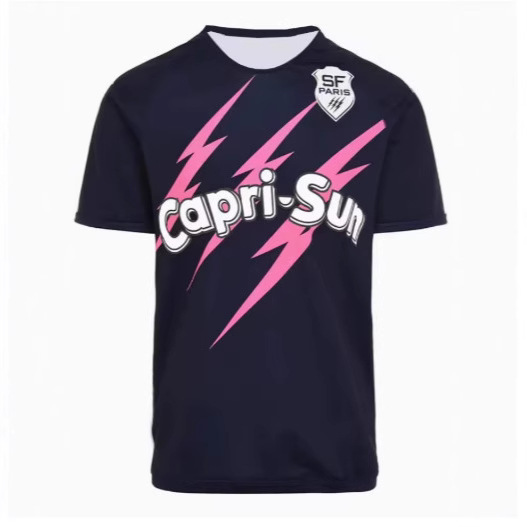 Rugby Sports T-Shirt for Men Paris Stadium T-Shirt with Round Neck Shirt Printed T-Shirt Short Sleeves Rugby Sports T-Shirt for Men Paris Stadium T-Shirt with Round Neck Shirt Printed T-Shirt Short Sleeves