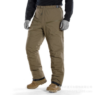 Yinren Outdoor Cotton Pants Men's Winter Thickeneded Pants Waterproof Ski Pants Full Zipper Camouflage Assault Pants Cross-Border