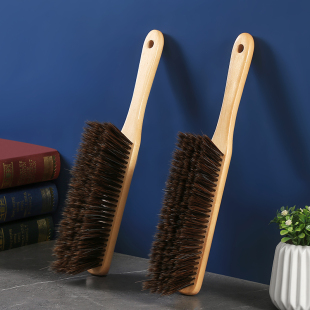 Large Soft Wooden Handle Sweeping Bed Brush Household Bed Brush Dust Removal Brush Bedroom Dust Removal Broom Dust Removal Anti-static Brush
