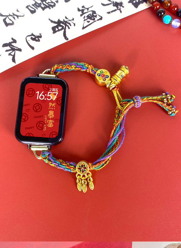 Suitable for HUAW fit watch strap new national style famous ethnic style bracelet fine woven Huawei FIT2/1 generation watch strap