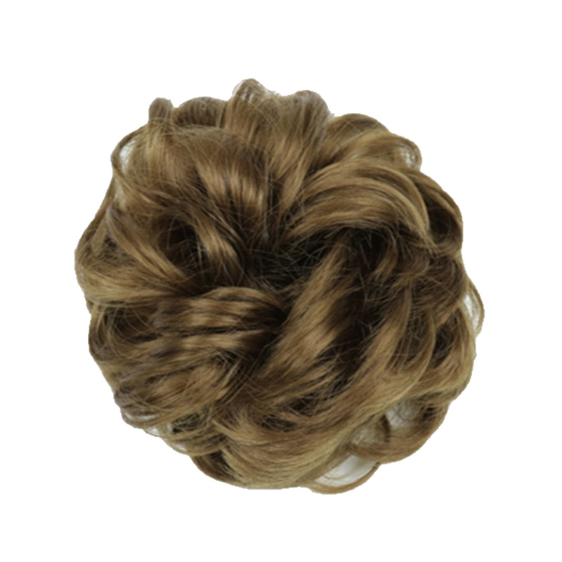 Fabricante mayorista de pelucas de fibra europea y americana resistentes al calor, moños personalizados, rizos sueltos y voluminosos, extensiones de cabello en moño.