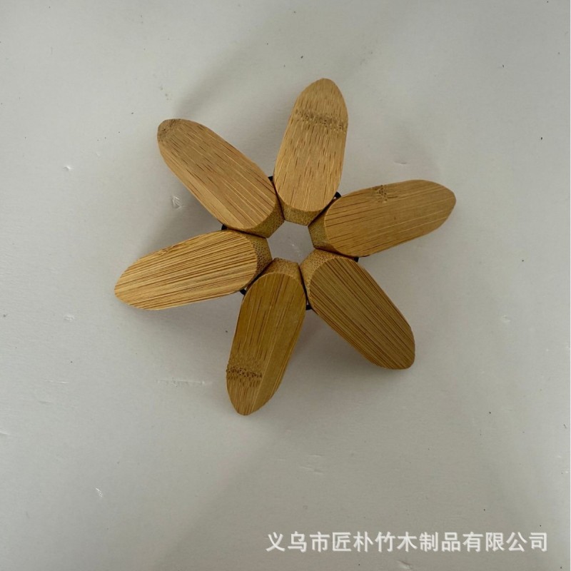 一棵树防烫隔热垫家用创意圣诞树摆件餐桌垫高级感楠竹砂锅垫杯垫|undefined