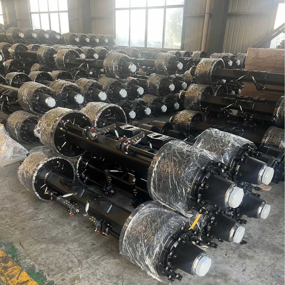 Cross-Border Sales Semi-Trailer Axle Assembly German Axle 12T14T Trailer Axle Truck Axle Assembly