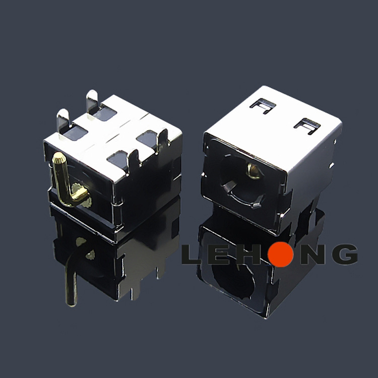 LH-DC-0991-25镀金板上型/DC20A大电流/直流电源母座/DC母座