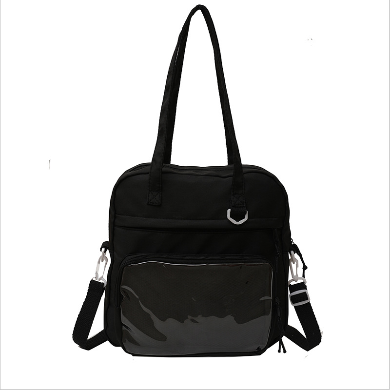Bolsa de hombro japonesa de alto valor para mujeres 2024 otoño nuevo estilo en la universidad viento gran capacidad bolsa de mano
