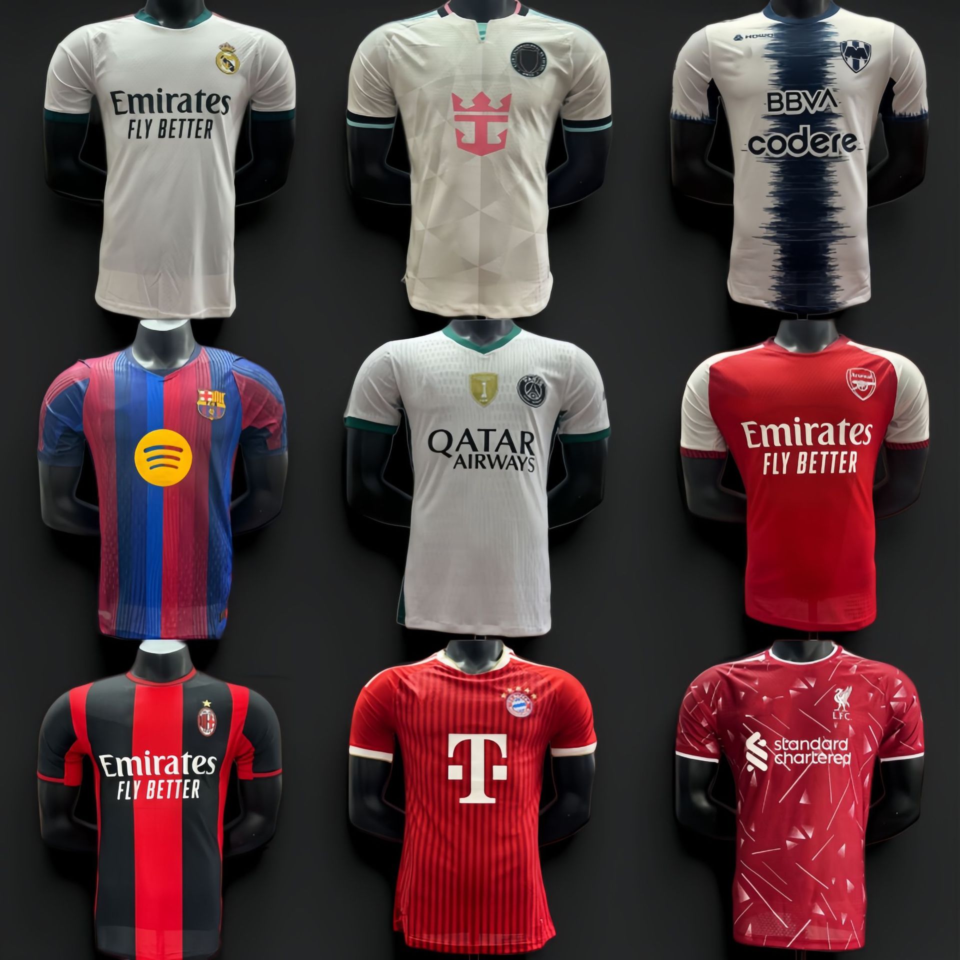 Camiseta del Club 2627 transfronteriza Real Madrid Bayern arsenal Liverpool Camiseta Fútbol camiseta personalizada image 1