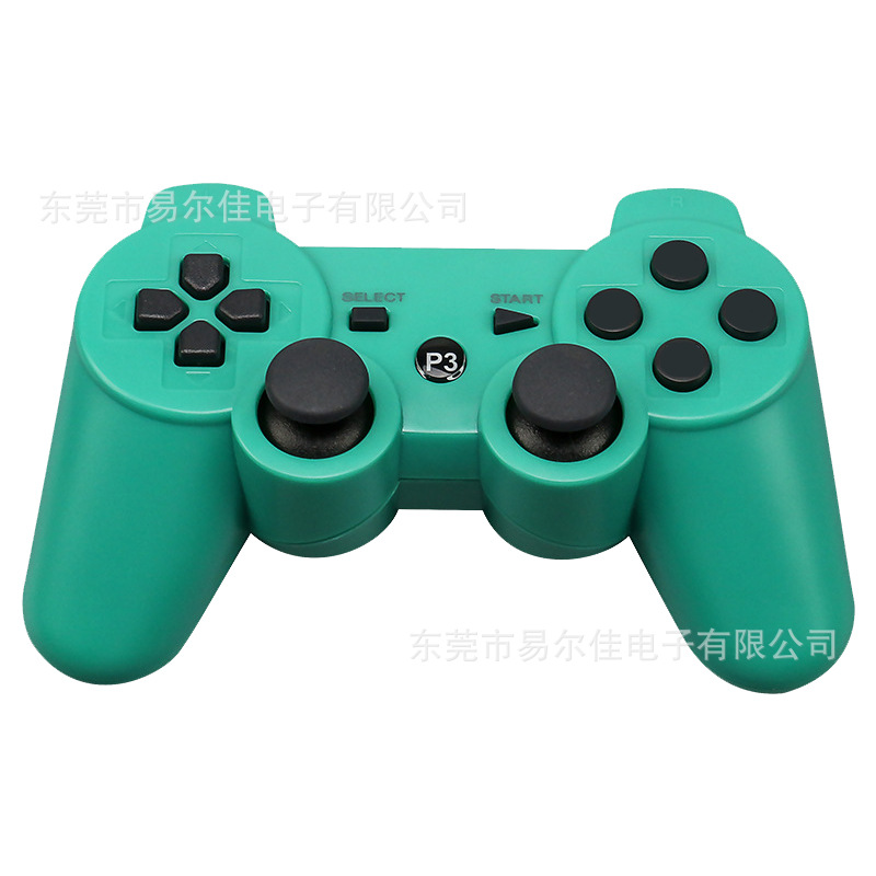 Mando de juego PS3 multicolor con botón universal de copo de nieve de doble vibración Bluetooth inalámbrico con mango P3 transfronterizo de fábrica