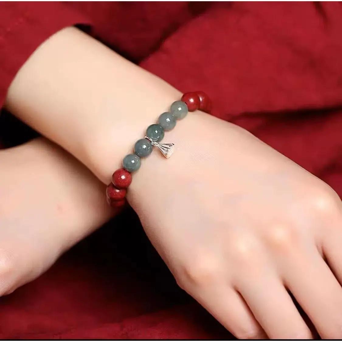 Mujer pulsera colgante de lotus pulsera pulsera