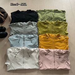河南25GammaLT纯色刺绣长袖连帽软壳夹克秋户运动登山耐磨冲锋衣