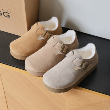 纯原正品澳洲雪地靴懒人棉鞋包勃肯鞋女雪地靴秋冬季新款复古女鞋