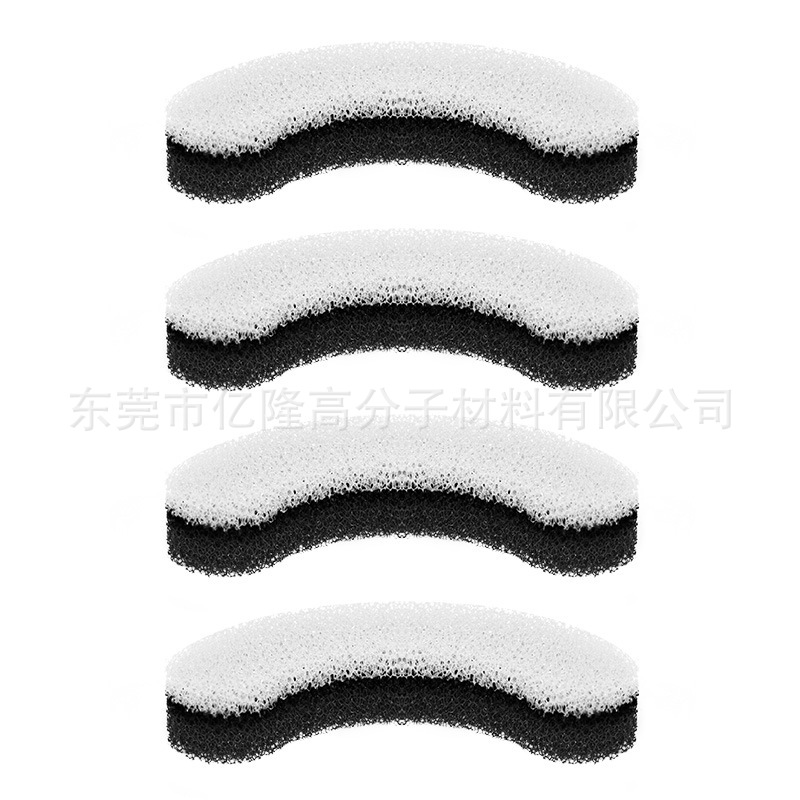 WF050活性炭宠物过滤棉滤芯 WF020宠物饮水机过滤绵 月牙水泵滤芯