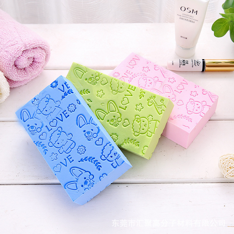 High -density Infant sponge Bathing Bathing Artifact SpongeBob…