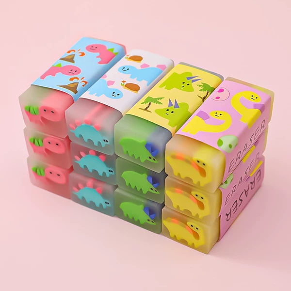 Dinosaur, eraser, 32 pieces