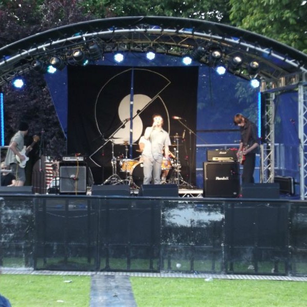 创笙外销铝合金铝合金桁架商演舞台厂家直销SGS\TUV插销架展示架