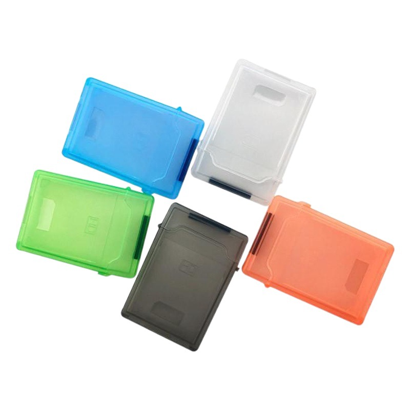 Caja de protección de disco duro de 2,5 pulgadas SSD caja de almacenamiento de disco de estado sólido disco duro portátil Disco Duro PP caja de plástico cubierta protectora