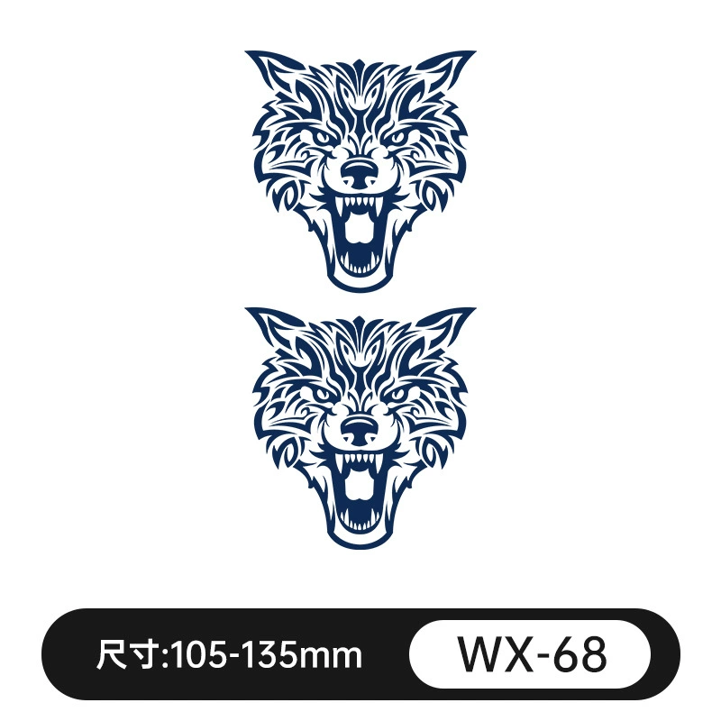 Waterproof fresh retroreflective herbal tattoo stickers for men and women, long-term effect
