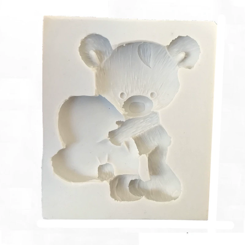Love Luming Bear Silicon Flinking Cake Model Fruit Jelly Chocolate Model Baking Tool Cake Mold