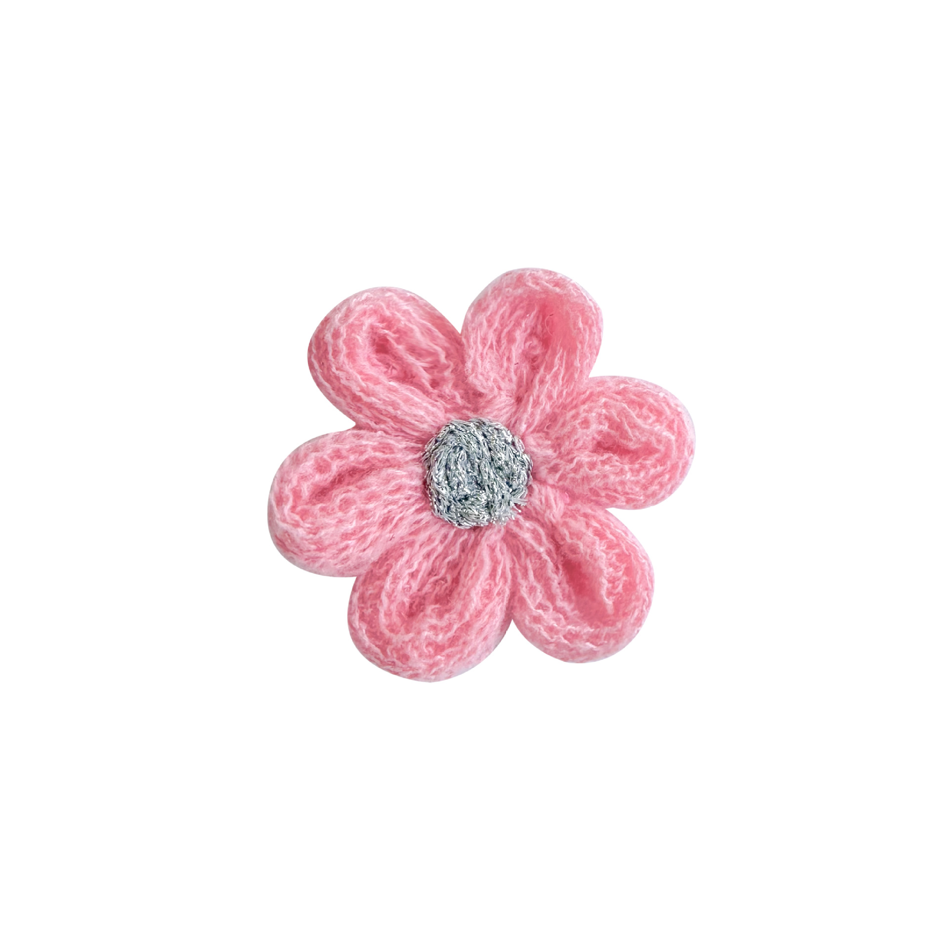 Flor de feltro de mano adorable ropa infantil accesorios flores suéter de invierno suéter de lana hecha a mano flores
