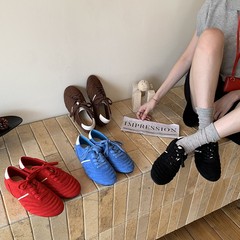 软底复古德训鞋女2025时尚秋季新款百搭休闲阿甘鞋软底运动板鞋潮