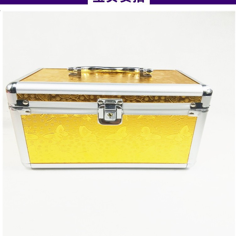 足疗技师足浴箱铝合金箱子收纳箱采耳工具箱化妆箱美甲手提工具箱