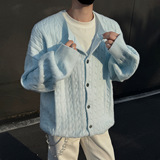 青少年秋冬新品圆领套头针织衫男加厚宽松款2026秋季腈纶运动风罗，男装针织衫/毛衣，星座614