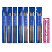 新品双尖棒针套装DIY毛线缝合专用编织工具不锈钢家用针7付一套