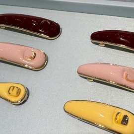 新款缪缪发卡miu滴油水滴刘海夹个性小众轻奢甜美女批发