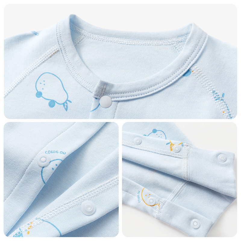 Mono para bebé para primavera, otoño e invierno, pelele de algodón puro para recién nacido, ropa de dormir unisex para bebé, traje cálido para gatear, ropa de bebé.