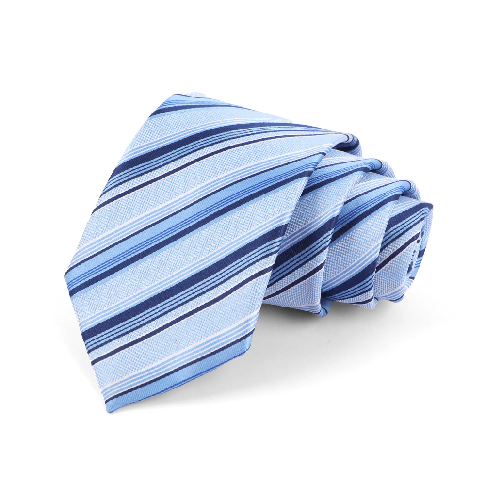 Corbata de hombre 8cm para hombre, bordado jacquard de alta calidad para hombre, corbata de negocios, corbata de seda de poliéster, fábrica al por mayor