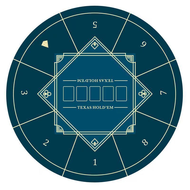 Tejas jugando a la tarjeta mantel estera redonda mesa cuadrada estera de goma estera de mesa dedicada Mahjong chip juego estera