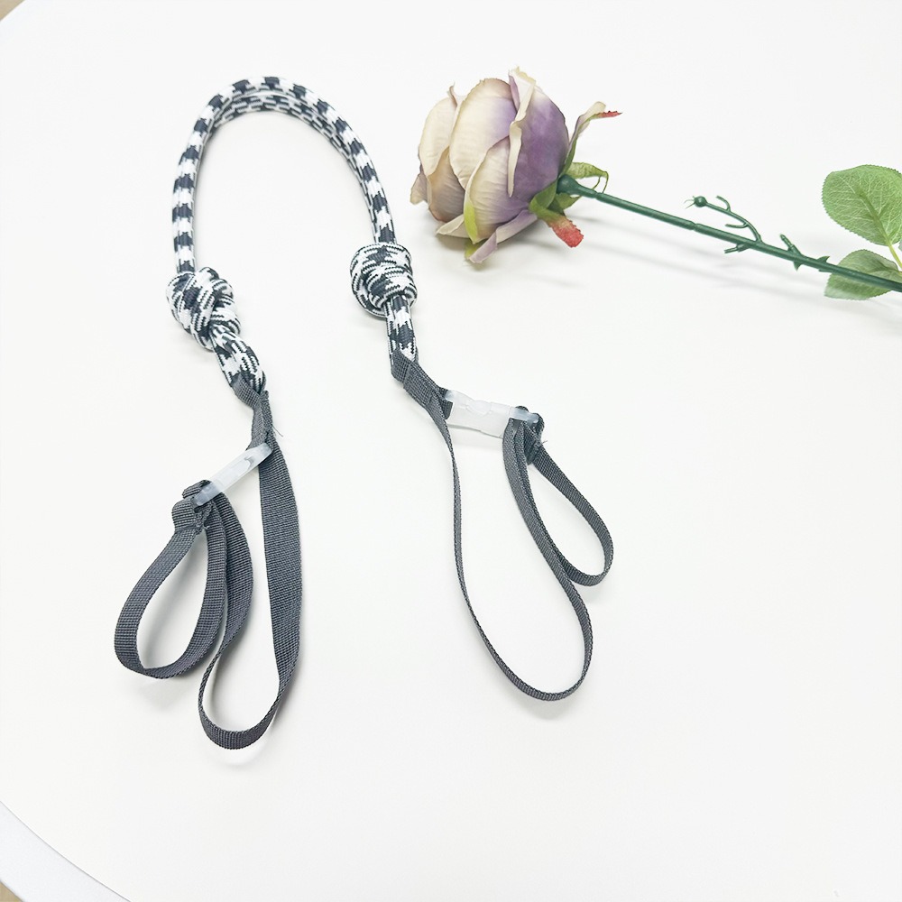 그레이 & 화이트 컬러 매칭 숄더 스트랩 [풀사이즈 유니버셜]