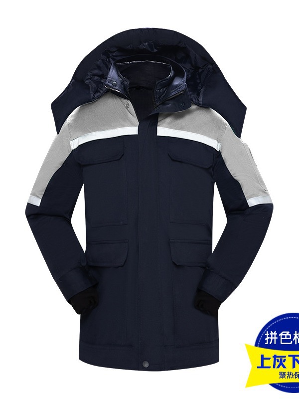 Ropa de trabajo, chaqueta de algodón, invierno, color antiestático, estación de servicio, ropa de algodón caliente, ropa de algodón personalizada