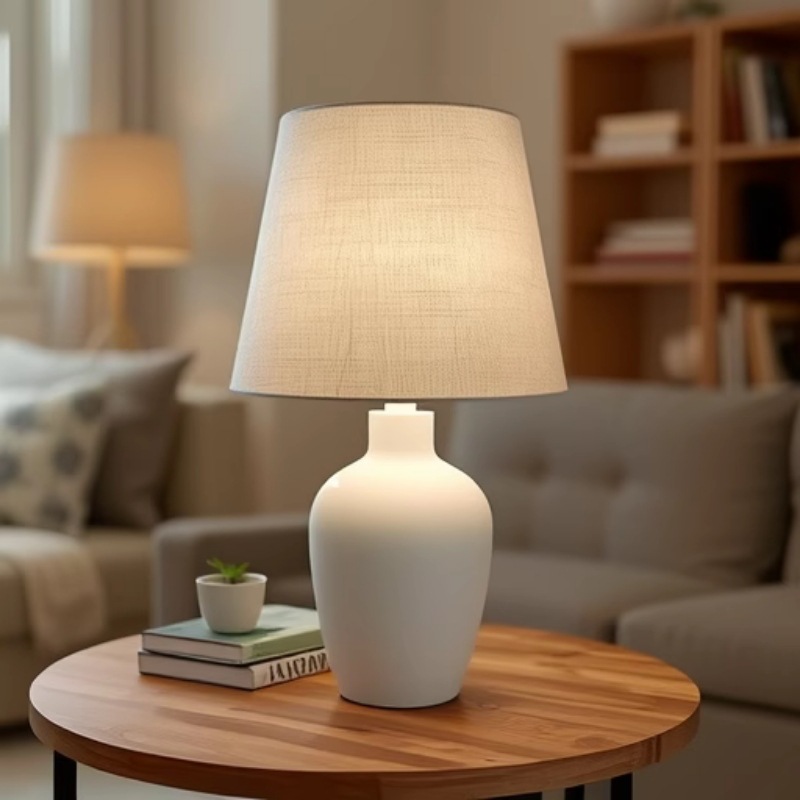 Lámpara de cabecera retro americana lámpara de escritorio habitación cálida romántica casa decoración de hotel lámpara de escritorio